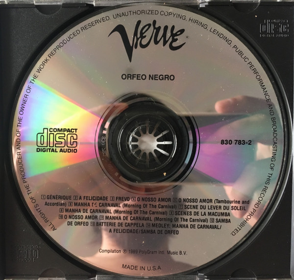 IMMuB | Álbum - ORFEU NEGRO - THE ORIGINAL SOUND TRACK FROM THE